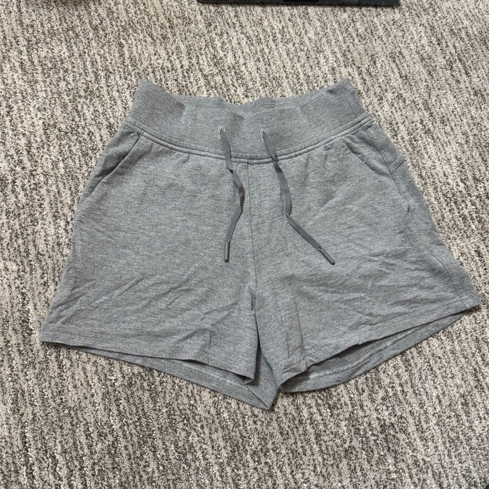 lululemon athletica Heather Gray Athletic Shorts